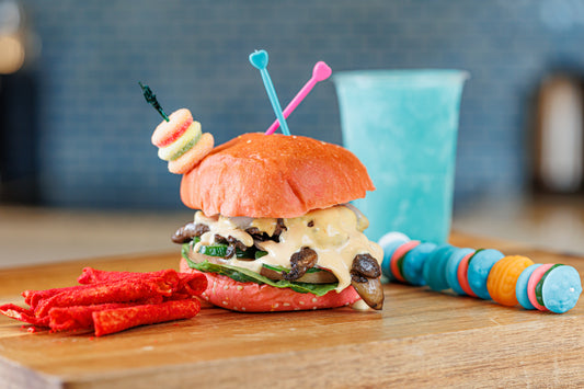 Orange Fun Burger